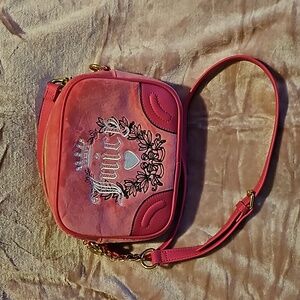 Juicy Couture Heritage Pink Crossbody Handbag Purse